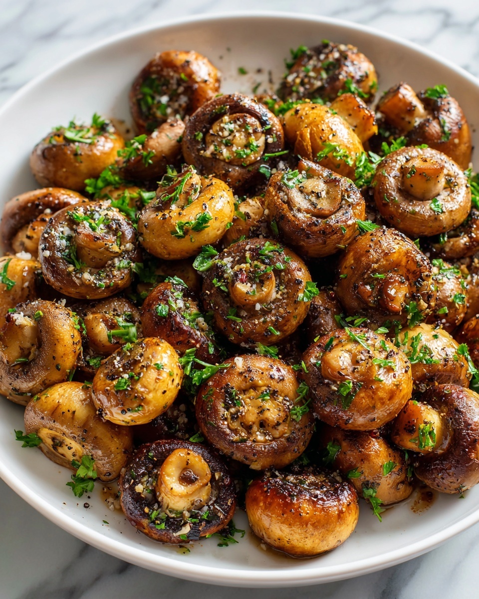 Air Fryer Mushrooms with Italian Herbs and Smoked Paprika Recipe