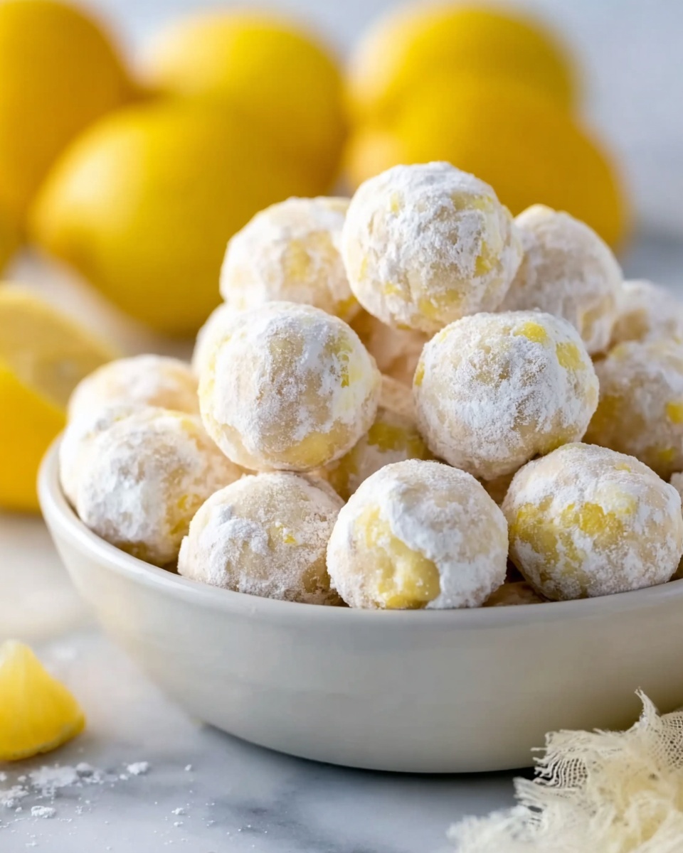 Lemon White Chocolate Truffles Recipe