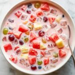 Hwachae: Refreshing Watermelon Fruit Punch with Strawberry Milk and Carbonation Recipe