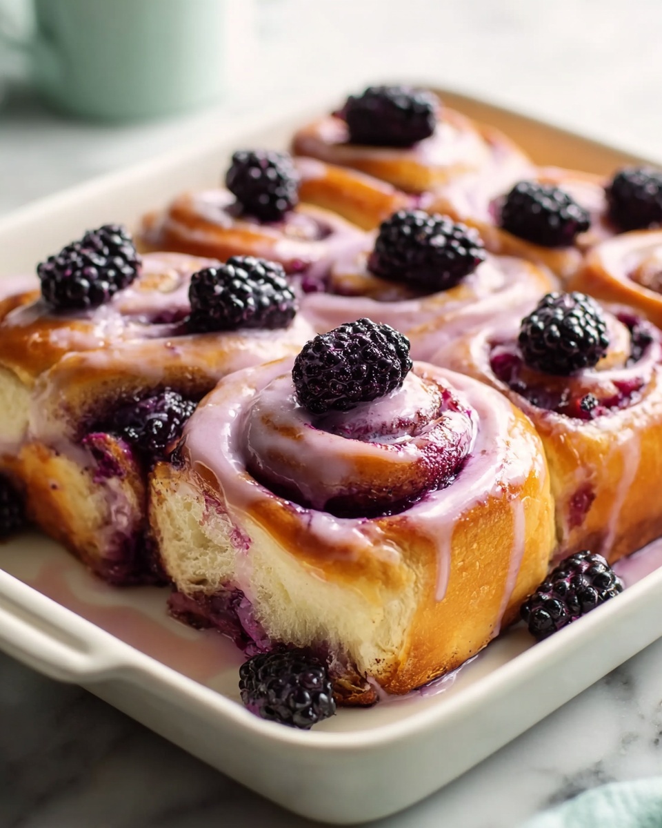 Blackberry Cinnamon Rolls Recipe