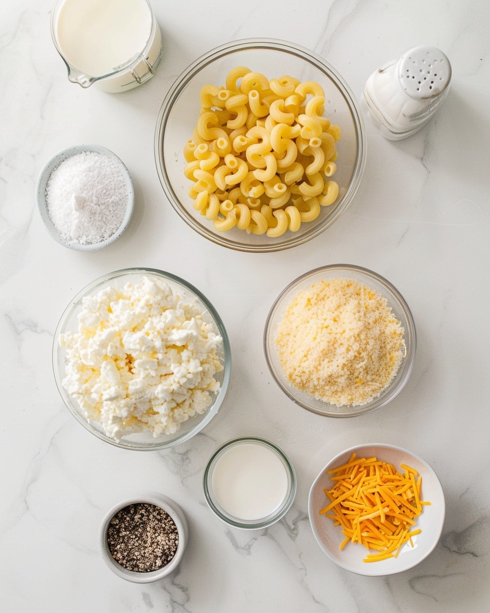 Single white bowl containing a generous serving of creamy macaroni and cheese with cavatappi pasta, close-up angled view revealing the smooth cheese sauce coating each spiral, topped with a light sprinkle of paprika and finely chopped fresh parsley, steam gently rising, placed on a white marble surface with natural light highlighting the rich texture, intimate plated serving photo taken with an iphone --ar 4:5 --v 7