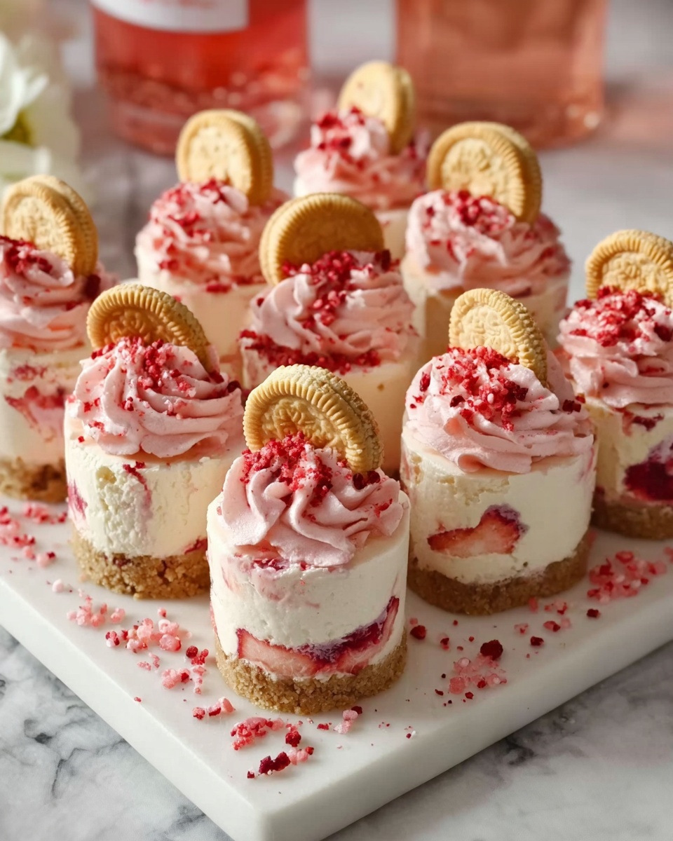 Mini Jammie Dodger Cheesecakes Recipe