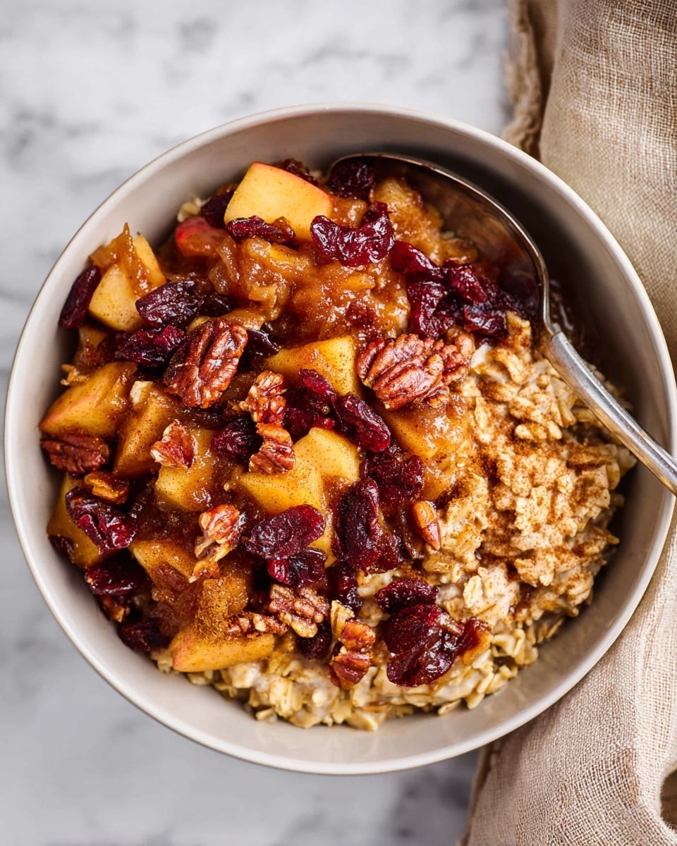 Crockpot Apple Cinnamon Oatmeal Recipe