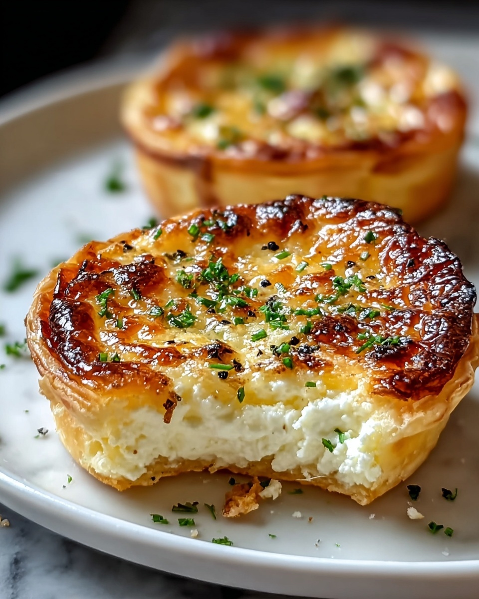 Baked Cottage Cheese Eggs: Amazing Protein-Packed Breakfast Bliss Recipe 6 White ceramic baking dish filled with multiple golden-brown cheese and herb swirls, perfectly baked and topped with fresh chopped parsley, showcasing a crispy caramelized surface and soft, creamy interior, arranged neatly to display the entire batch, photographed from a 3/4 angle on a white marble countertop with natural lighting, professional food magazine hero shot, photo taken with an iphone --ar 4:5 --v 7