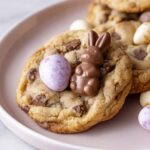 Easter Chocolate Cookies with Mini Malteser Bunnies and Mini Eggs Recipe