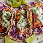 Easy Salmon Tacos with Slaw and Creamy Lime Kick Recipe