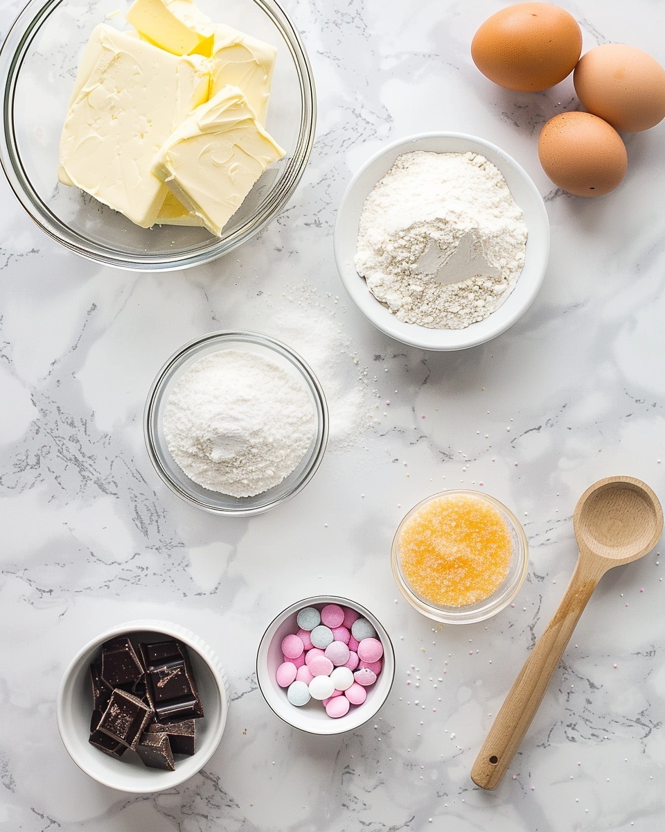 Quick & Easy Easter Blossom Cookies Recipe 5 Single white dessert plate holding one colorful thumbprint cookie, focusing on a single pink cookie with a cracked sugar-coated surface and a glossy chocolate center nestled in the middle, close-up angled shot revealing the delicate crumbly texture of the cookie edges, placed on white marble background with natural lighting, styled for a food blog presentation, photo taken with an iphone --ar 4:5 --v 7
