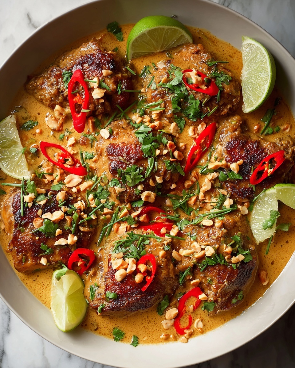 Thai Peanut Chicken Thighs Recipe