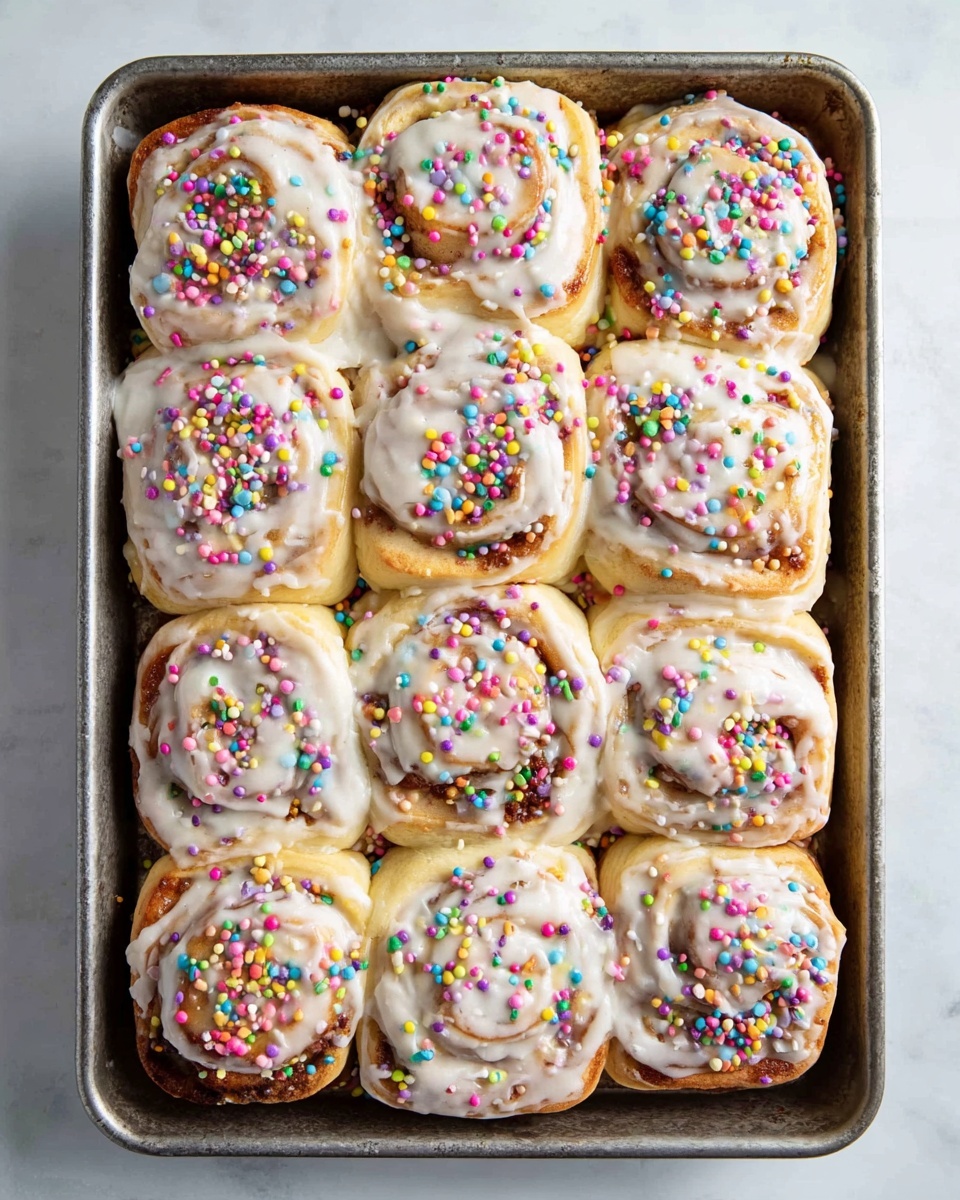 Funfetti Cinnamon Rolls Recipe