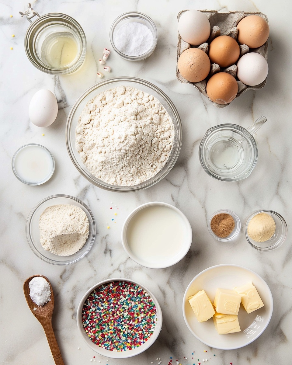 Single slice of colorful funfetti cake with creamy white frosting topped with vibrant, multi-colored round sprinkles, showing a soft, moist interior with specks of rainbow sprinkles throughout, plated on a white dish with small heart patterns, close-up angle revealing texture and layers, natural light on white marble surface, styled like a food blog serving, photo taken with an iphone --ar 4:5 --v 7