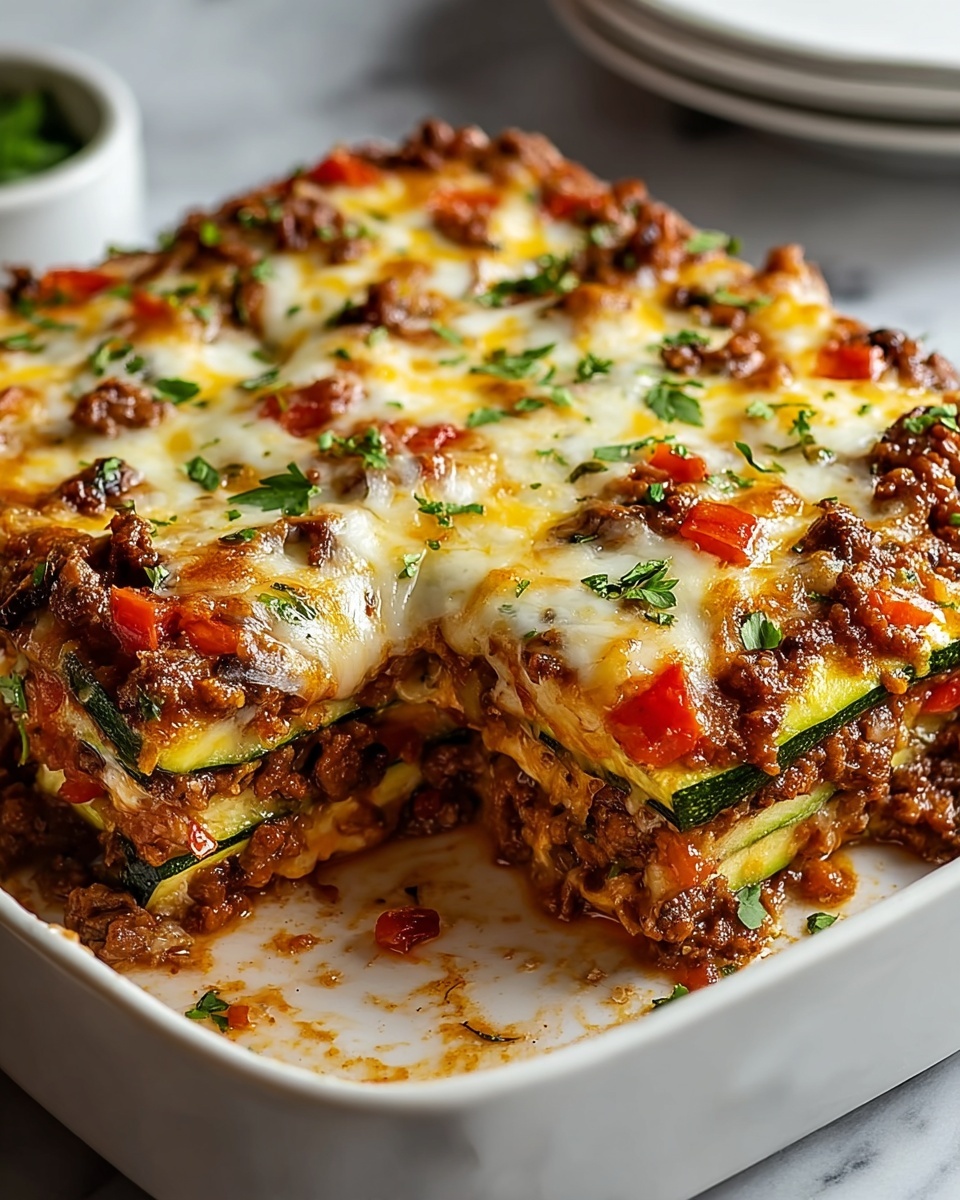 Zucchini Pizza Casserole: A Delicious Low-Carb Dinner Option Recipe