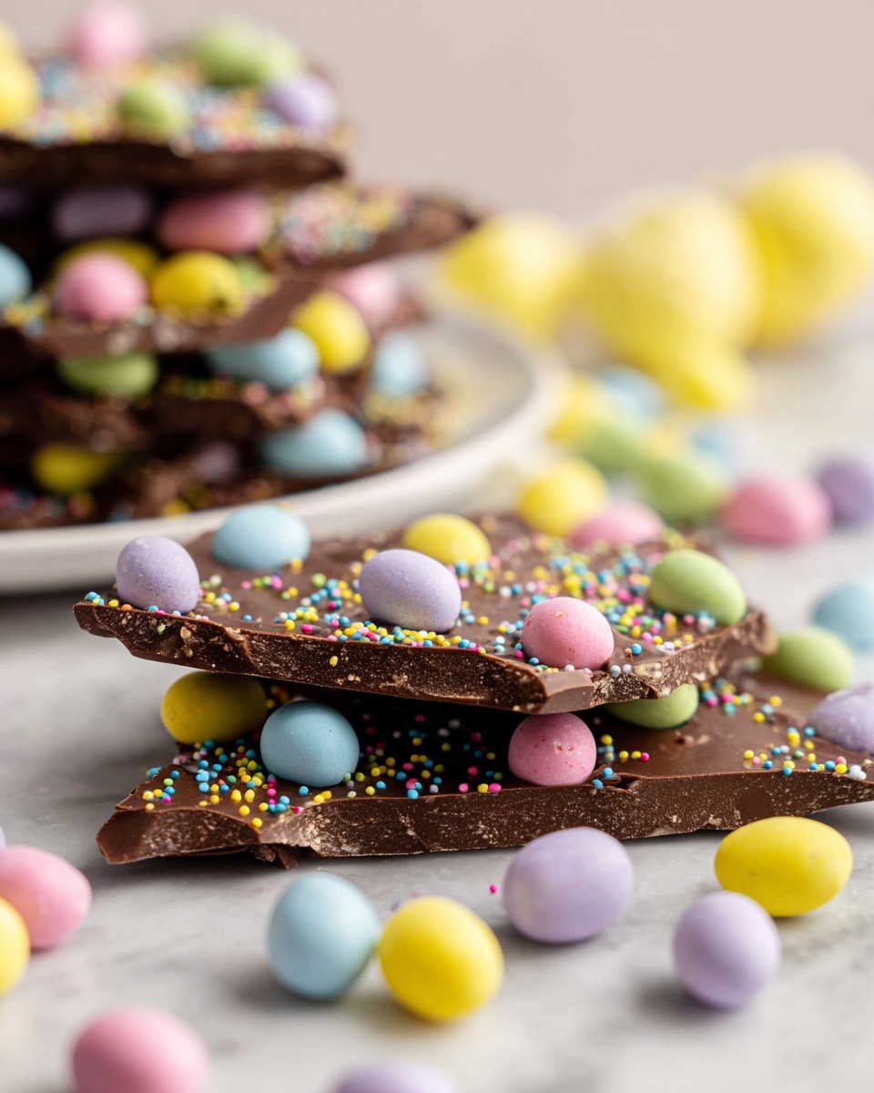 Easter Candy Chocolate Bark Recipe