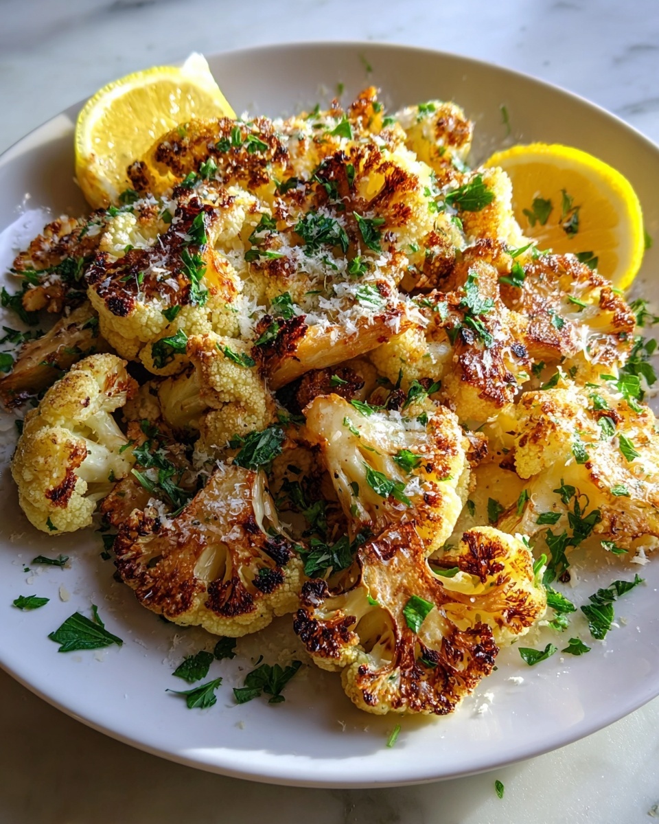 Perfect Roasted Parmesan & Garlic Cauliflower Recipe