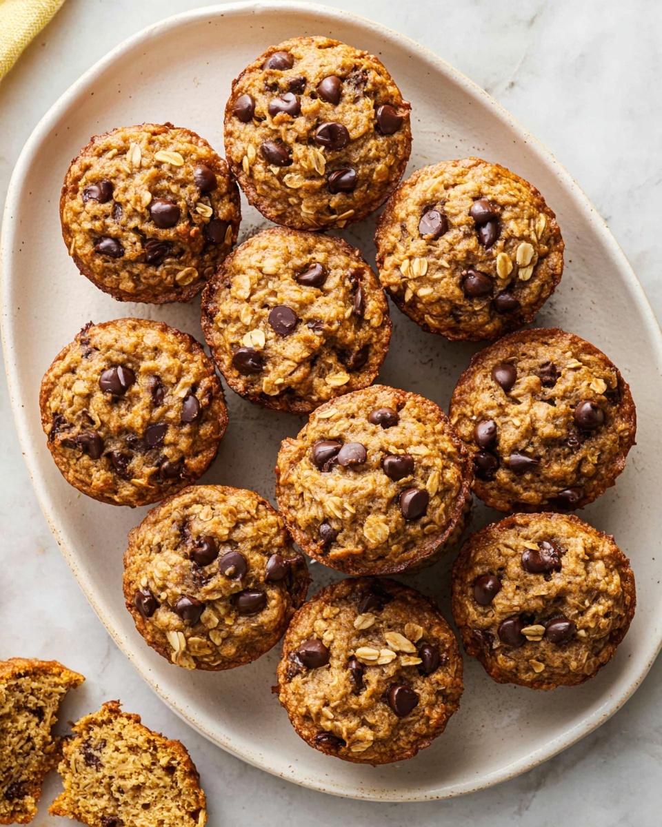 Peanut Butter Banana Baked Oatmeal Cups Recipe