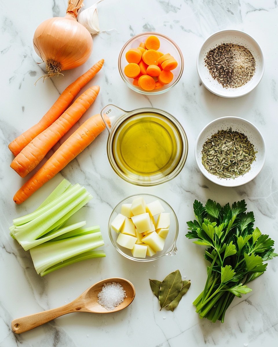 Single white bowl filled with a hearty portion of yellow split pea soup, showcasing tender chunks of carrots and potatoes visible in the thick, creamy broth, close-up angled view highlighting the textured surface and colorful vegetable pieces, served on a white marble surface with soft natural lighting, styled as a warm, comforting individual serving ready to eat, photo taken with an iphone --ar 4:5 --v 7