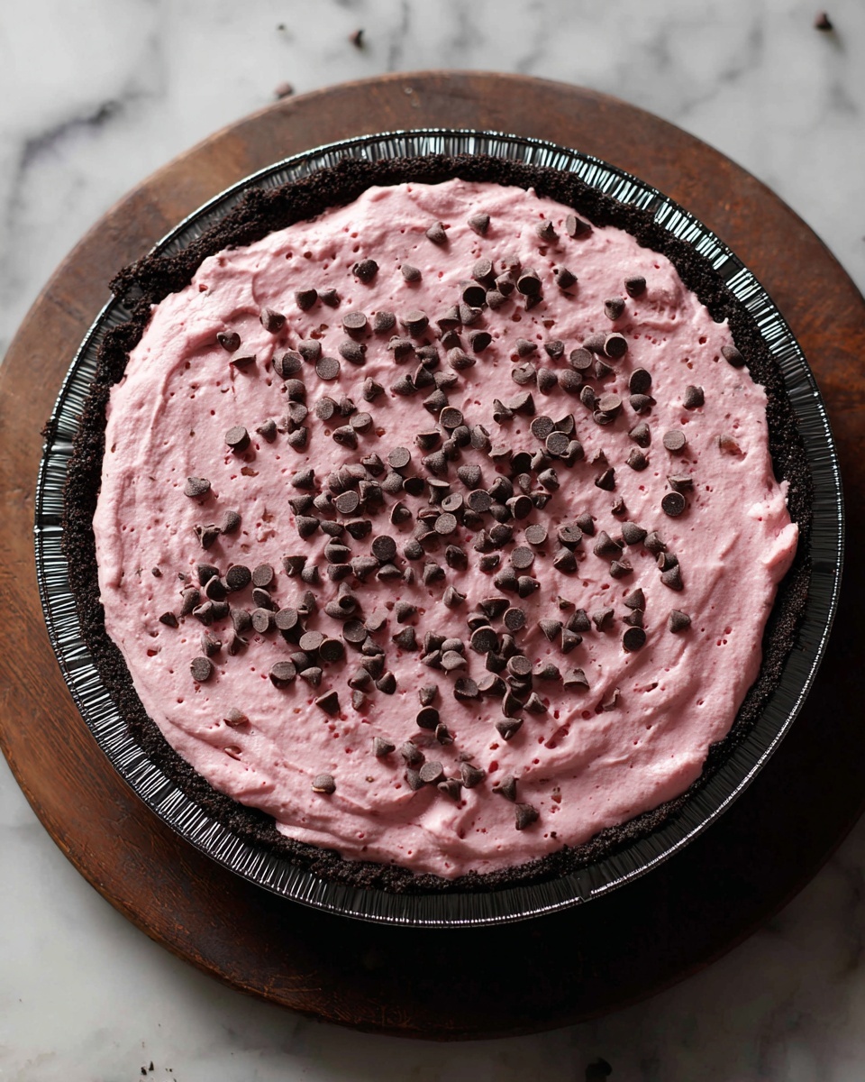 Easy and Delicious No-Bake Cherry Chocolate Chip Pie Recipe