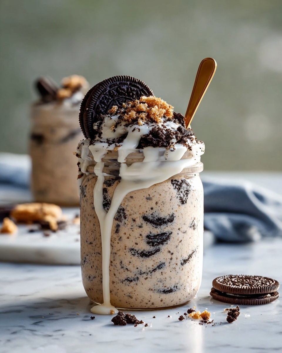 Cookies and Cream Protein Overnight Oats Recipe