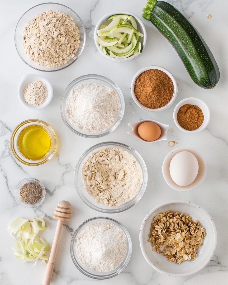Single white plate with one thick oatmeal cookie showcasing a close-up view of its dense texture and visible oats and zucchini bits, emphasizing the crumbly, hearty interior and golden-baked edges, natural light softly highlighting the surface, set on a white marble background, styled as a ready-to-eat single serving from a food blog, photo taken with an iphone --ar 4:5 --v 7