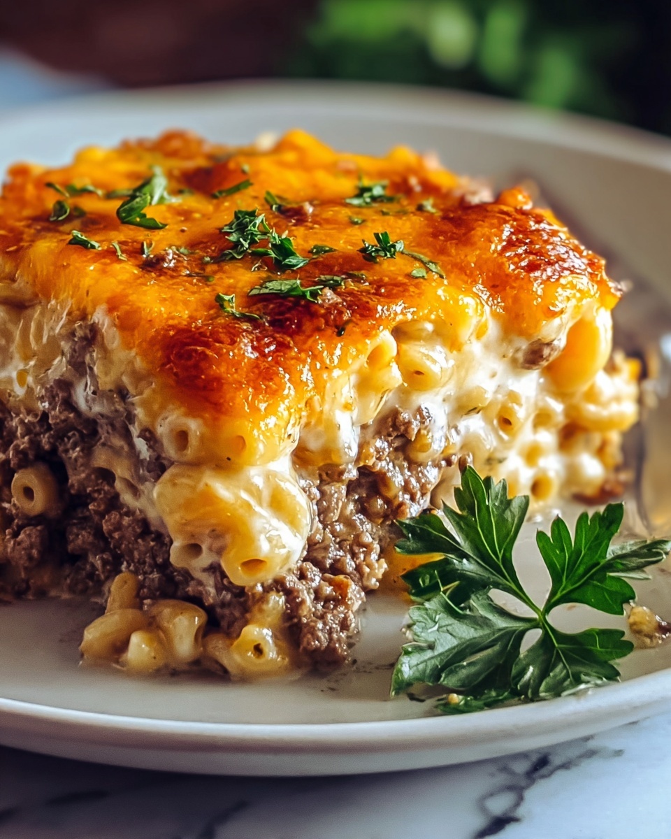 Mac and Cheese Meatloaf Casserole Recipe