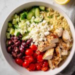 Instant Pot Greek Chicken Bowl with Couscous and Feta Recipe
