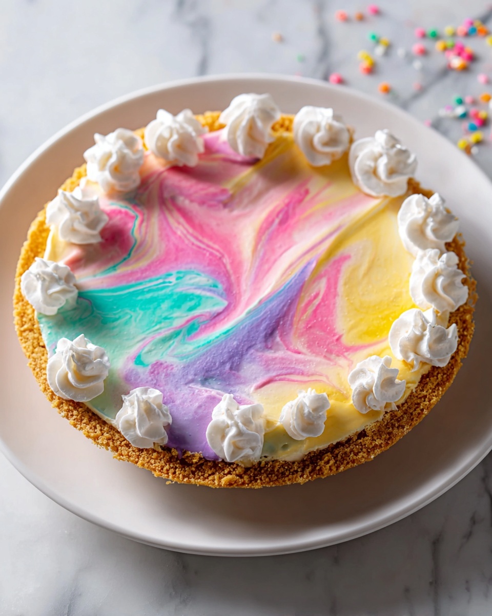 Easter Swirl Pie – A No-Bake Pastel Dessert Recipe