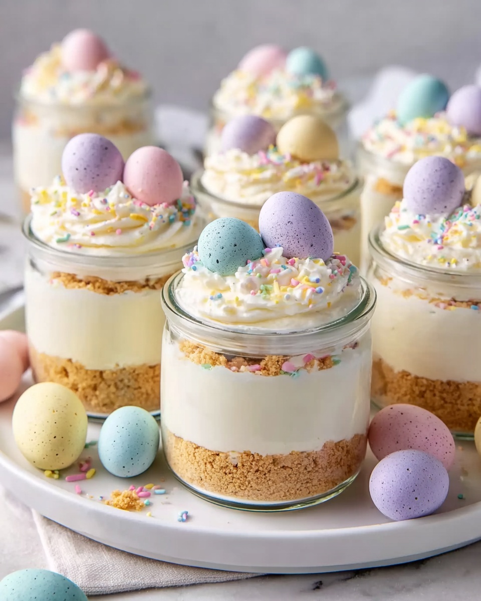 Mini Easter Cheesecake Jars Recipe