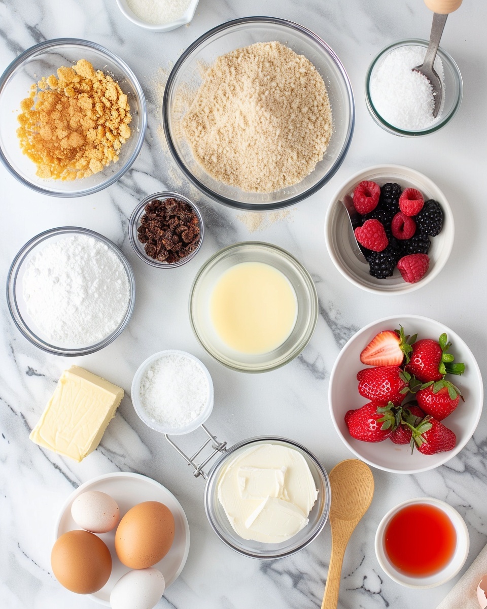 Single white dessert plate with one individual cheesecake slice featuring a thick, crumbly golden graham cracker crust, a creamy white cheesecake layer showing smooth texture with tiny air bubbles, topped with piped whipped cream and decorated with pastel-colored speckled candy eggs and colorful sprinkle bits, angled close-up view emphasizing layers and softness, placed on white marble surface with natural sunlight, styled as a delicate single serving from a food blog, photo taken with an iphone --ar 4:5 --v 7