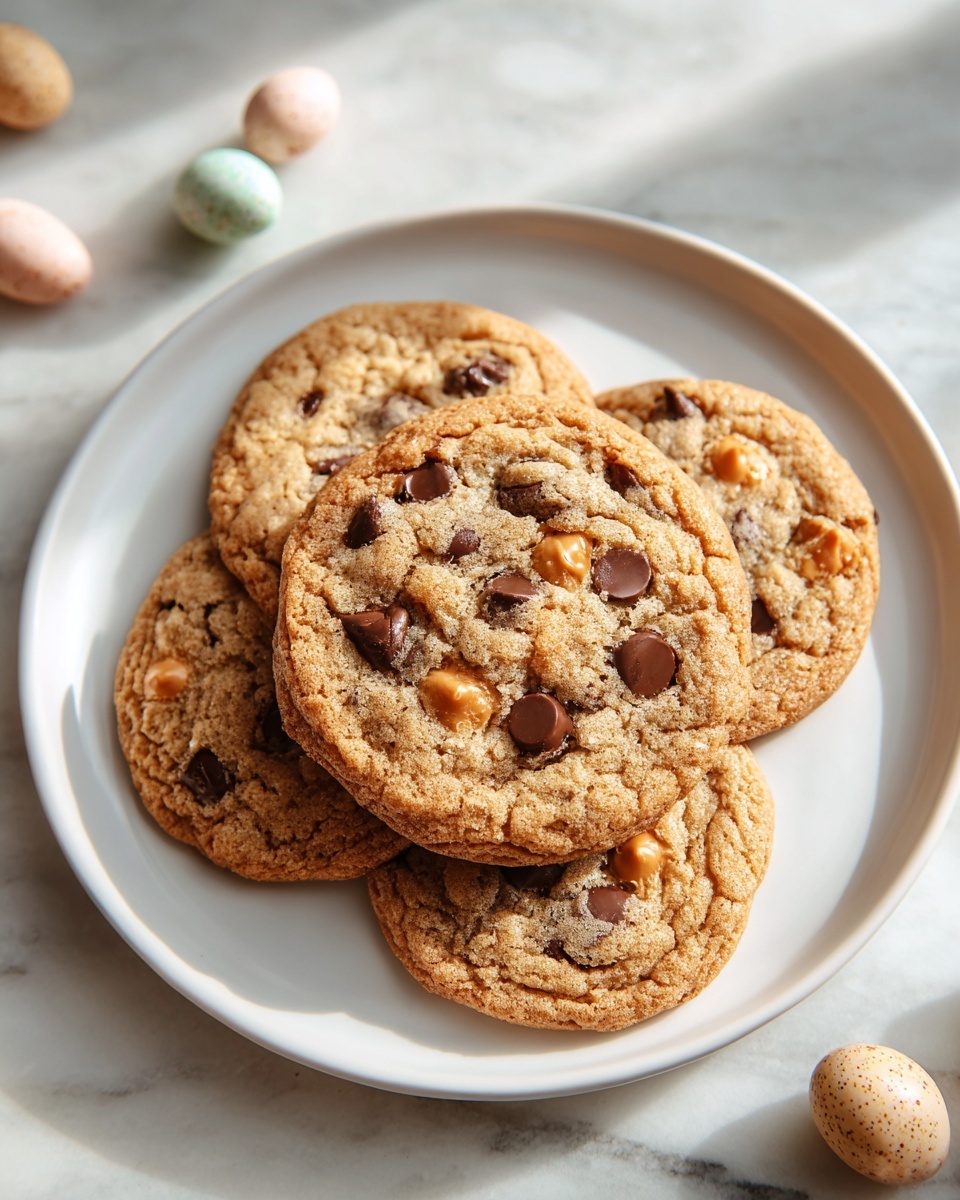 Chocolate Chip Caramel Cookies Recipe
