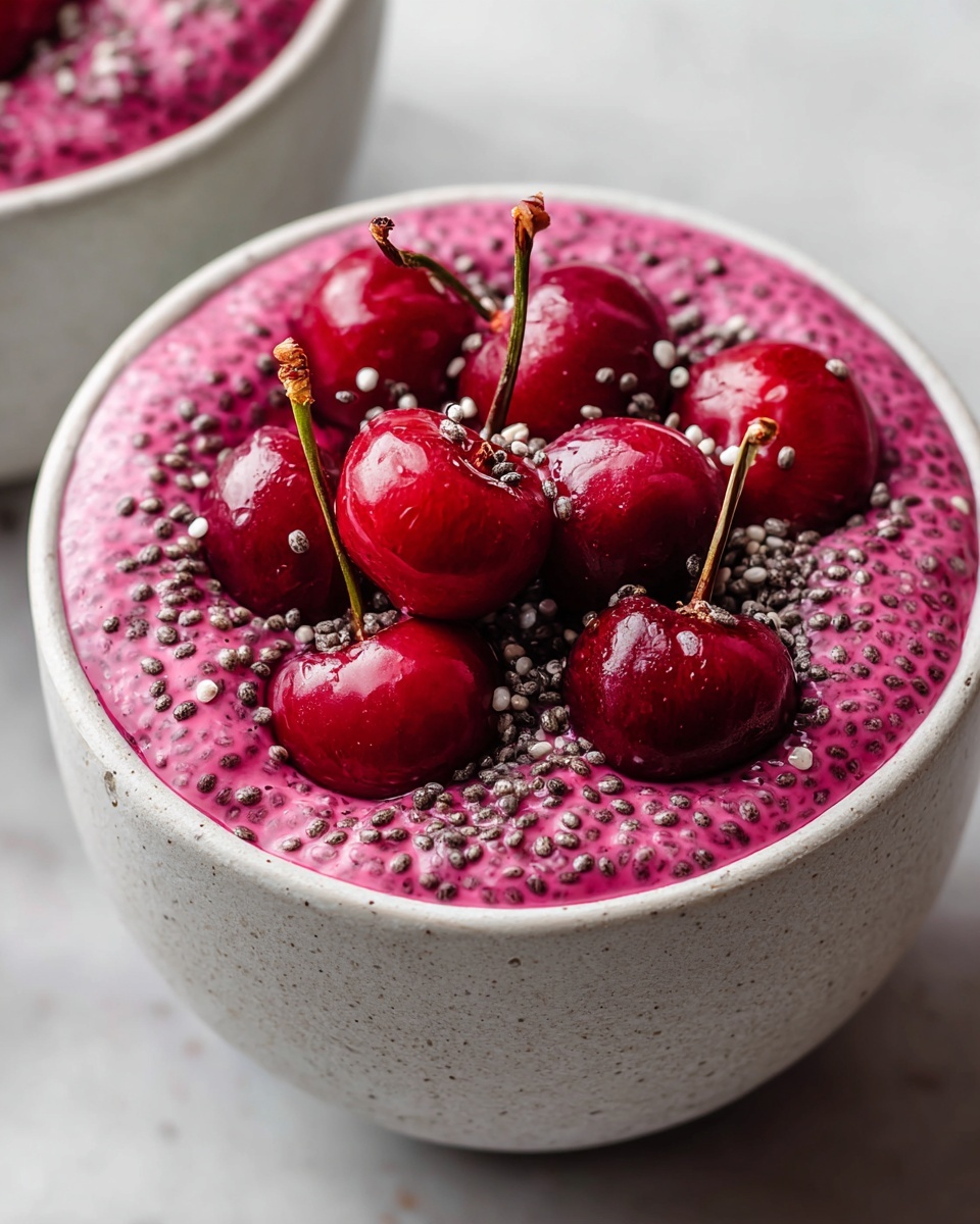 Cherry Chia Pudding Recipe