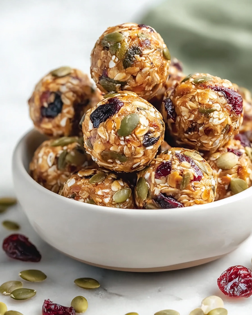 Healthy Pumpkin Seed & Cranberry Energy Balls Recipe