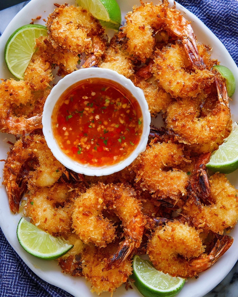 Coconut Shrimp with Sweet Chili Apricot Dipping Sauce Recipe