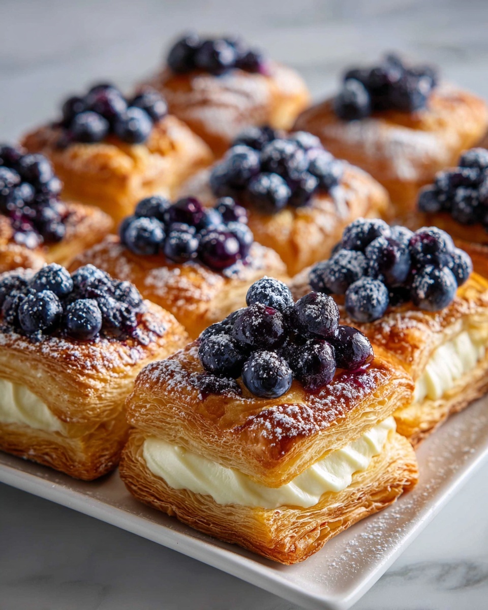 30-Minute Berry Cheese Puff Pastries – Irresistibly Flaky Delight Recipe