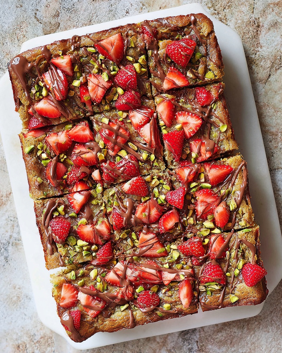 Easy Dubai Chocolate Strawberry Cake Recipe