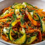 Cucumber Carrot Salad with Spicy Gochugaru Dressing Recipe