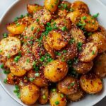 Crispy Korean Spicy Waxy Potato Dish Recipe