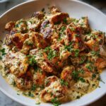 Turkish Chicken with Creamy White Sauce Recipe