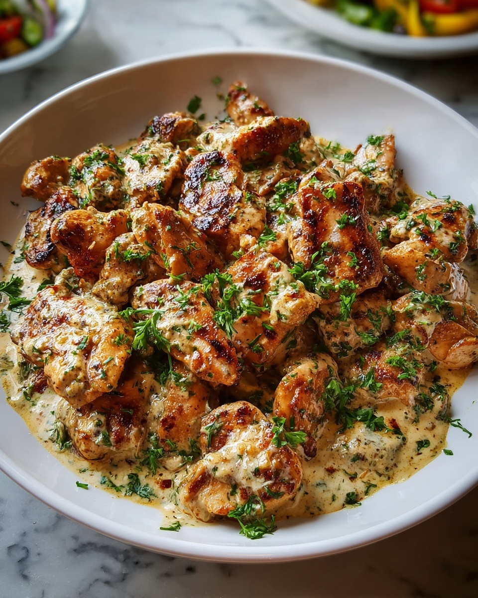 Turkish Chicken with Creamy White Sauce Recipe