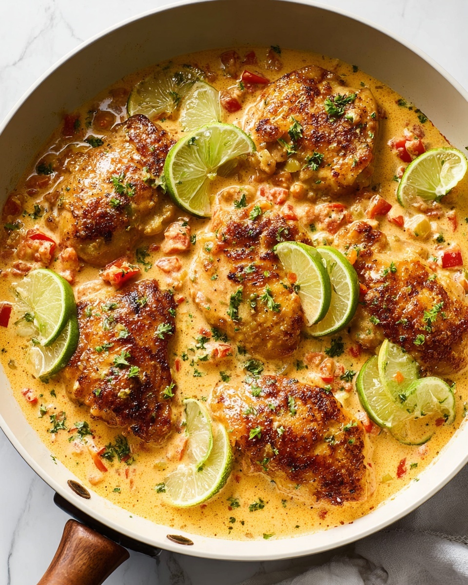 Creamy Cajun Chicken with Tomato and Lime Recipe