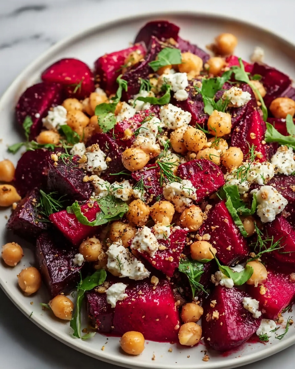 Chickpea, Beet and Feta Salad Recipe