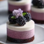 Mini Blackberry Mousse Cakes Recipe