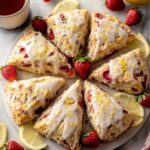 Classic Strawberry Lemon Poppyseed Scones Recipe