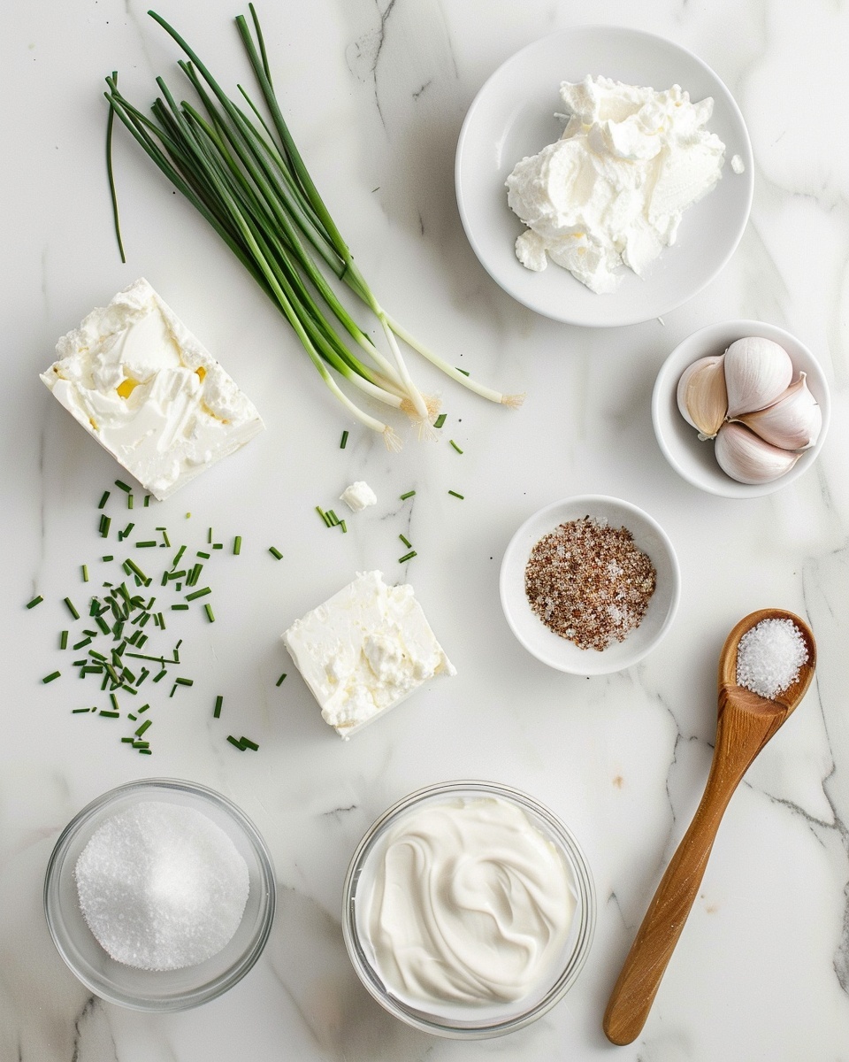 Classic Chip Dip Recipe 5 Single white bowl containing a creamy whipped smoked salmon dip, garnished with finely chopped fresh chives, close-up angled view emphasizing the smooth, fluffy texture with visible bits of smoked salmon dispersed throughout, placed on a white marble surface with natural daylight highlighting the dips’ rich, inviting appearance, styled as a ready-to-eat intimate serving from a food blog, photo taken with an iphone --ar 4:5 --v 7