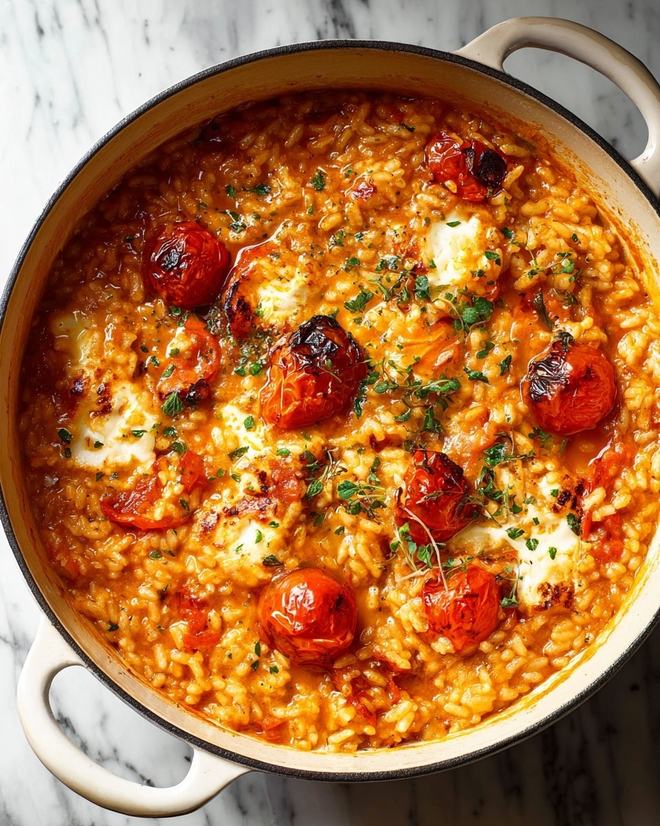 Tomato Mozzarella Risotto Recipe