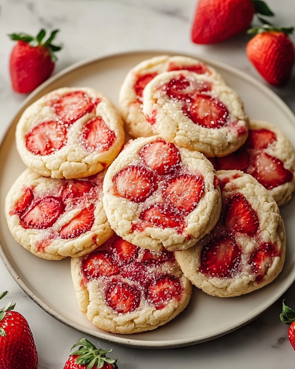 Melt-in-Your-Mouth Strawberry Cheesecake Cookies Recipe