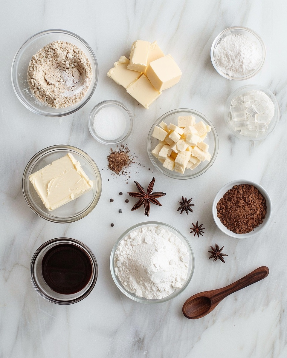 Single white plate with one warm, spiced molasses cookie featuring a visible bite revealing a soft, chewy interior texture, garnished with a whole star anise and a cinnamon stick on the side, natural light softly highlighting the cookie’s cracks and sugar crystals, white marble background, intimate close-up angle emphasizing the cookie’s inviting layers, styled food blog serving photo taken with an iphone --ar 4:5 --v 7
