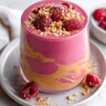 Raspberry Peanut Butter Smoothie (No Bananas!) Recipe