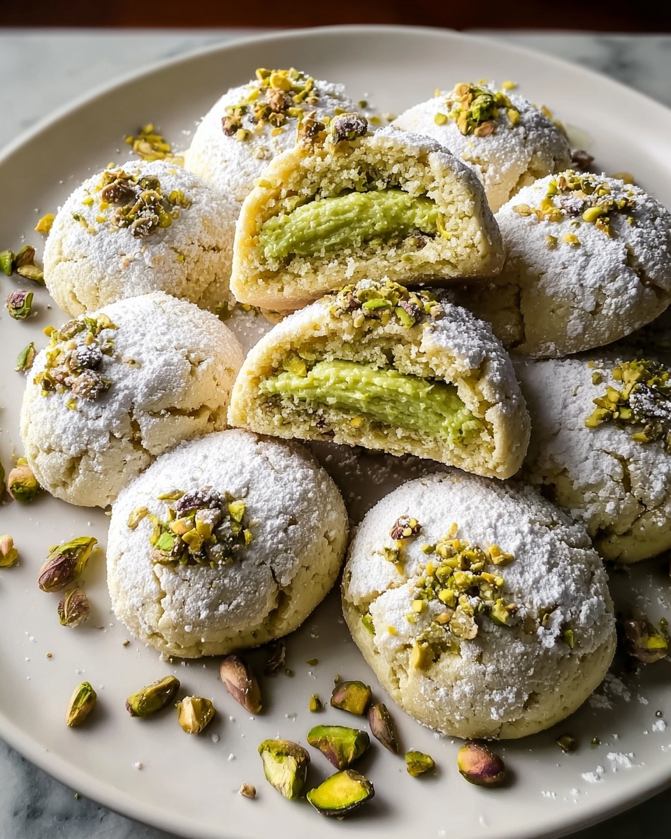 Pistachio Cream Cookies Recipe