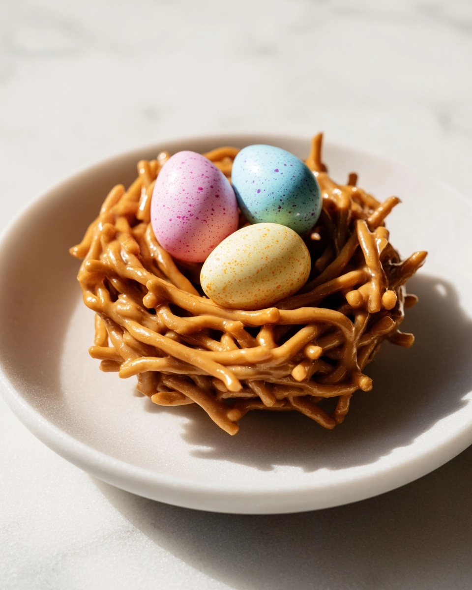 No-Bake Easter Nest Cookies (5 Ingredients!) Recipe