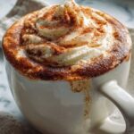 Cottage Cheese Cinnamon Roll Mug Cake Recipe