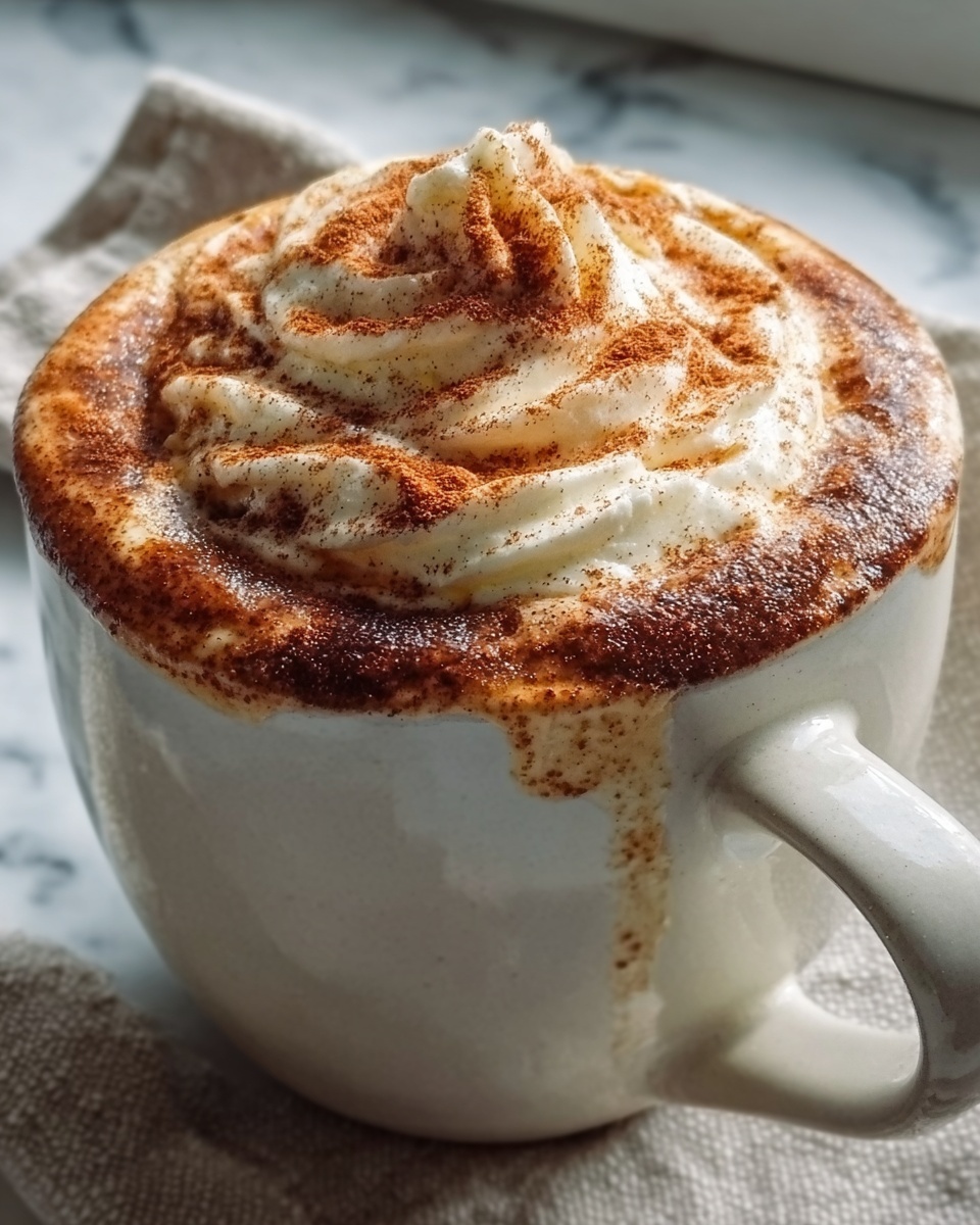 Cottage Cheese Cinnamon Roll Mug Cake Recipe
